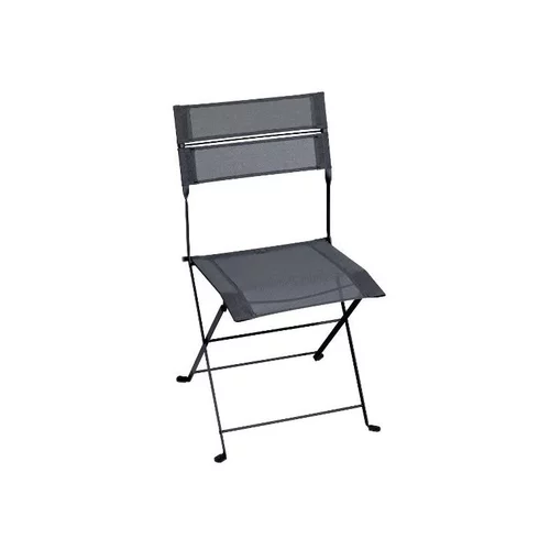 Chaise coloris carbone Latitude Fermob - 50 x 49 x 87 cm