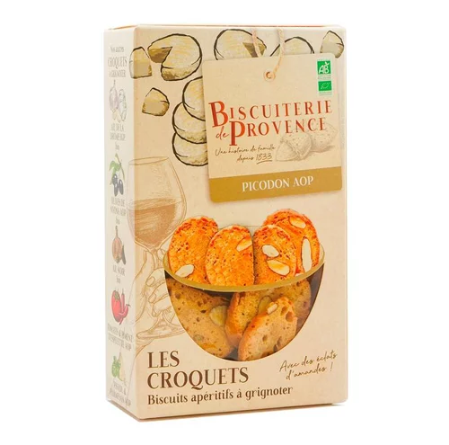 Croquets bio picodon AOP Biscuiterie de Provence - 90 g