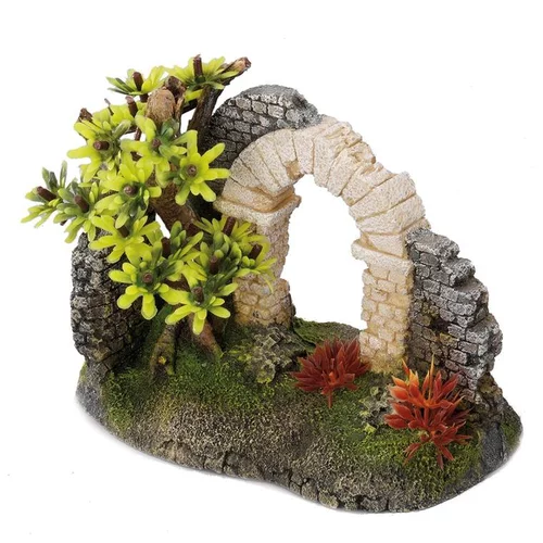 Décor d’aquarium arche romaine en polyrésine Europet Aqua Della taille S