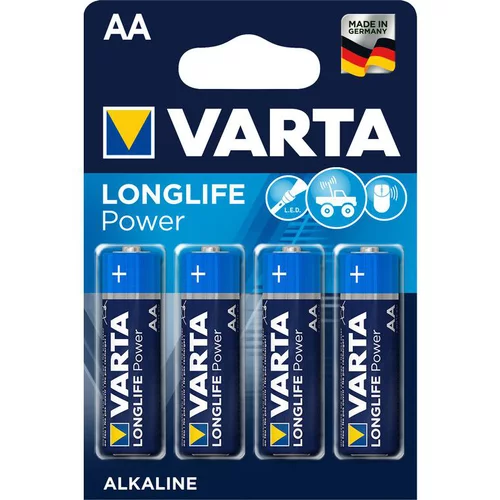 Piles alcalines AA/LR6 Varta Longlife power - Le lot de 4