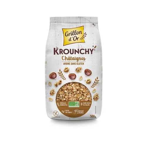 Krounchy à la châtaigne bio Grillon d'or - 500 g