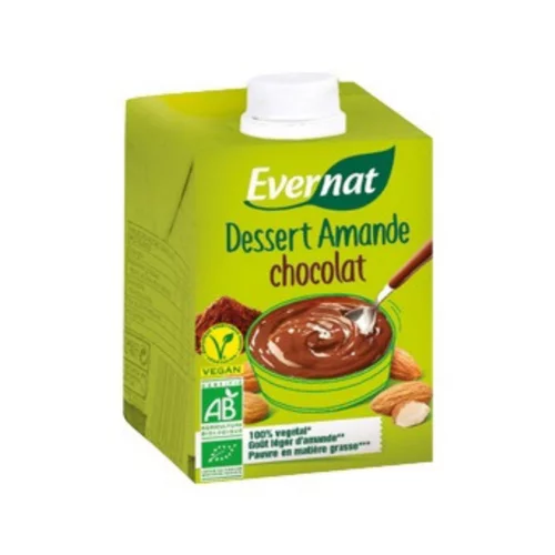 Dessert amande au chocolat UHT en brique de 525 g
