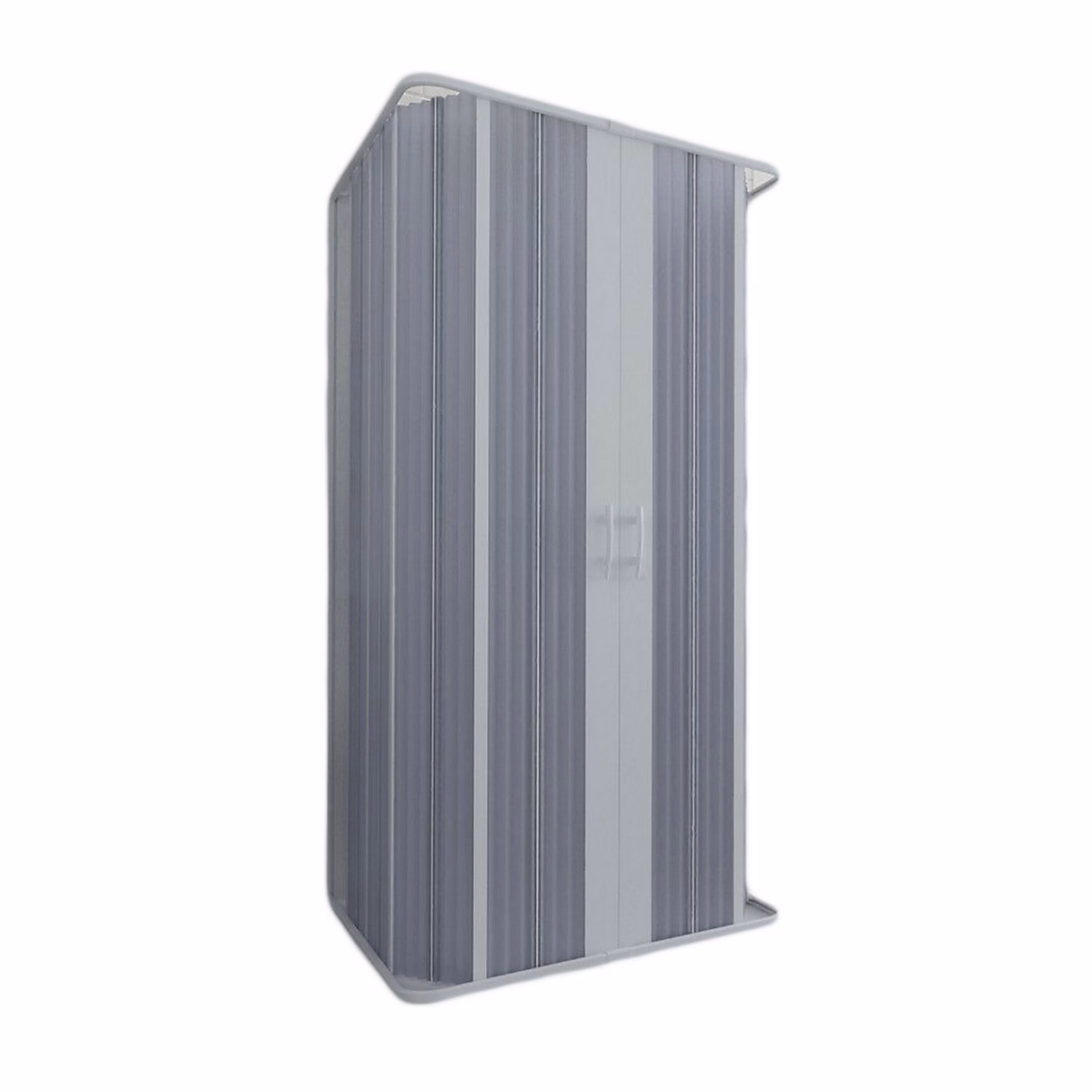 Cabine de douche 3 côtés en Plastique pvc 80x90x80 h 185 mod. Flex avec ouverture centrale | Cabine de douche