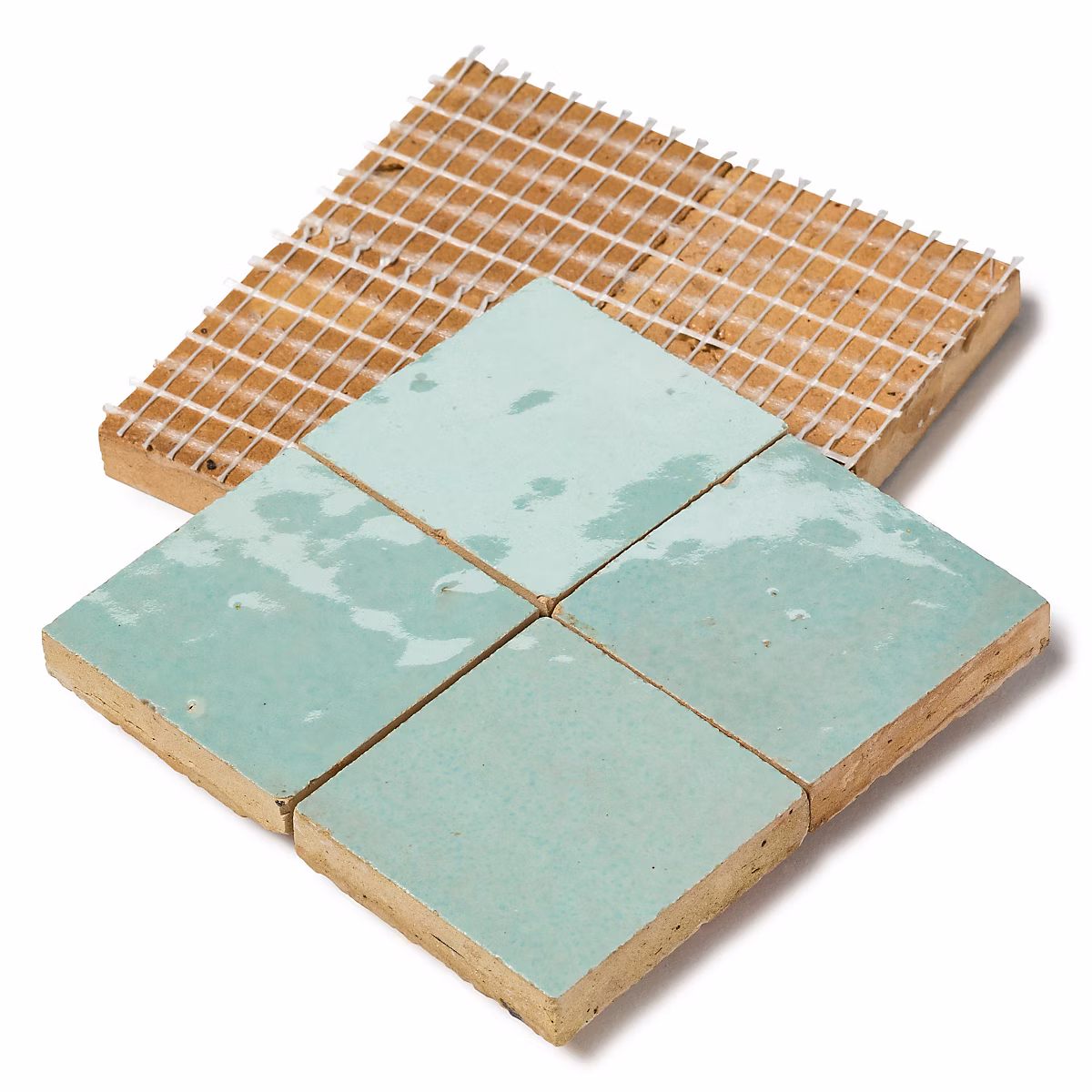 Echantillon couleur Zellige Bleu Iceberg – RO'MA NATURE