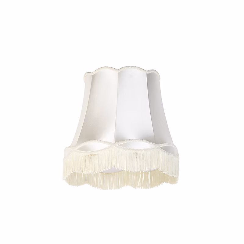 Abat-jour en soie crème 45 cm – Granny