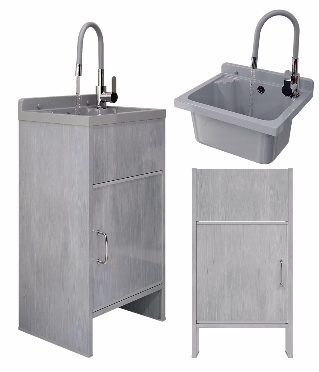 Évier Utilitaire Loma Granitan avec Meuble en PVC – Réf. ILTBUWPQI5782874757