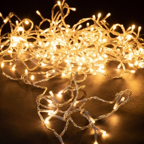 Guirlande lumineuse LED à lumière animée blanc chaud sur secteur Flicker Light - 8 m