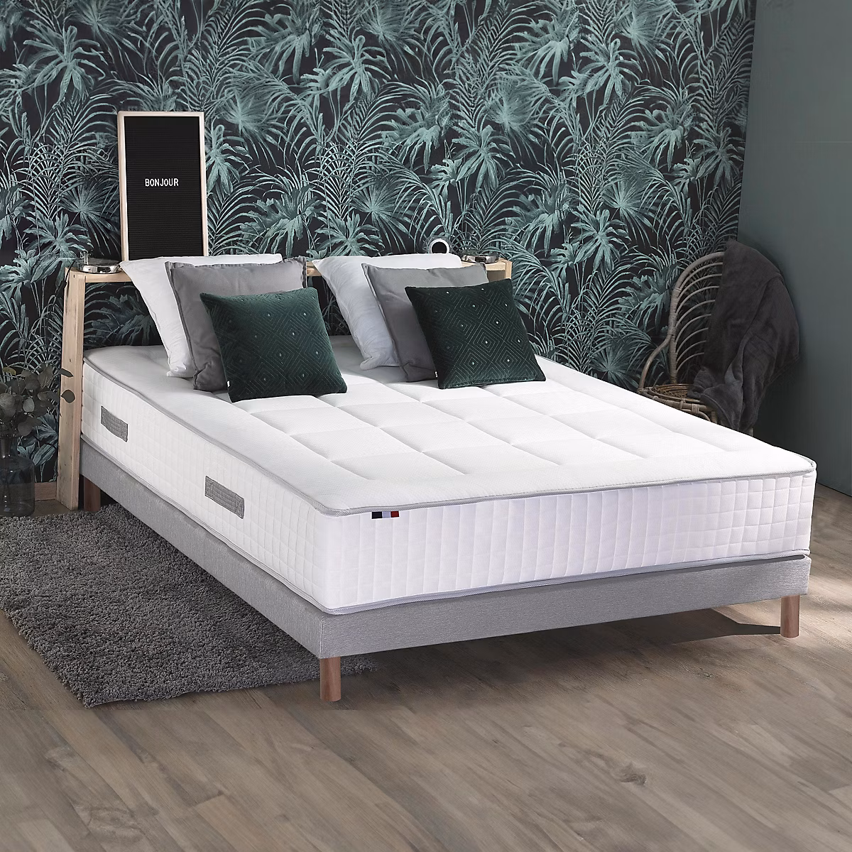 Ensemble matelas + sommier Ressort 7 zones PALACIO 2 140 × 190cm