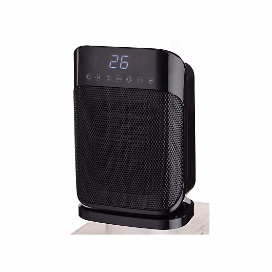 Drexon 503180 | Radiateur céramique oscillant mobile 1800W NERO – IP21 – Affichage digital