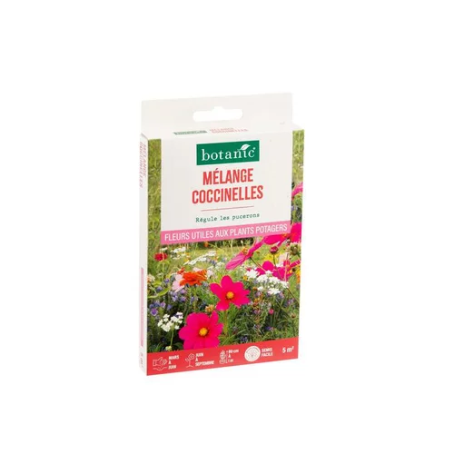 Mélange fleuri pour coccinelles botanic® - graines à semer (5 m²)