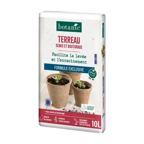 Terreau pour semis et bouturage botanic® 10 L