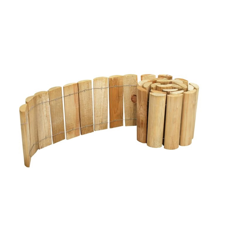 Bordure en bois flexible - Structurez votre jardin facilement