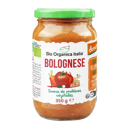 Sauce bio bolognaise végétale Bio Organica - 350 g