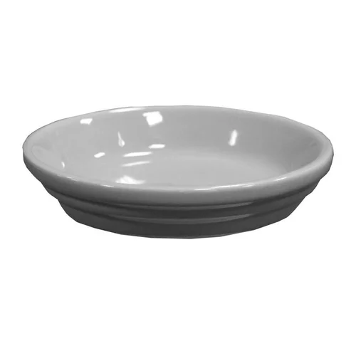 Soucoupe gris clair pour pot horticole - Ø 12 cm x H2,5 cm