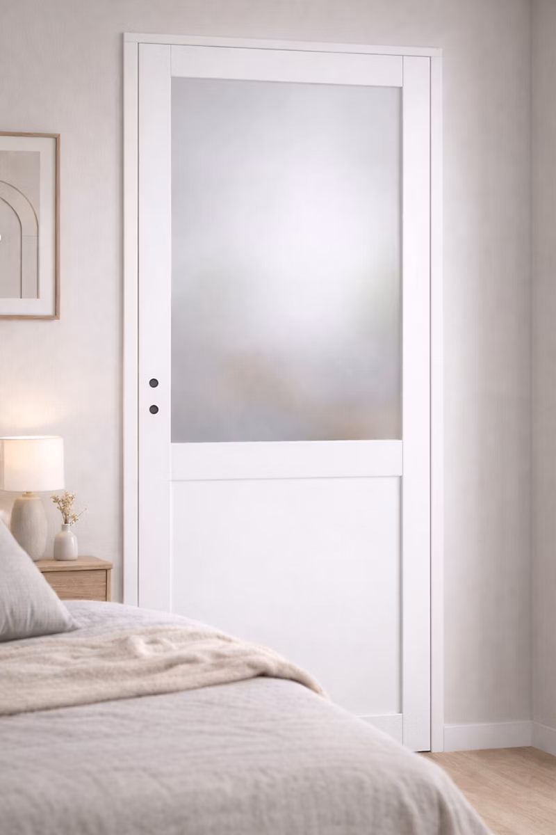 Bloc-porte (porte battante avec encadrement) – Bloc Porte Athena Blanc H204 X L73 Cm Côte Tableau P.droit Gd Menuiseries