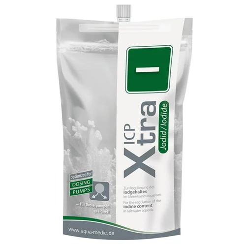 Régulateur d'iode pour aquarium d'eau de mer, enrichi - AQUA MEDIC ICP Xtra - 500ml