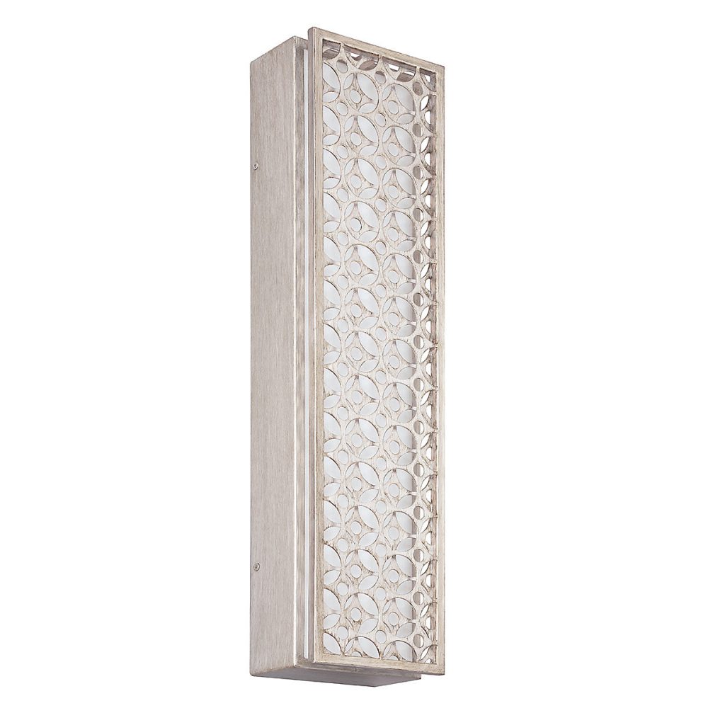 Elstead Kenney – Applique murale d'intérieur à 4 ampoules LED, argent