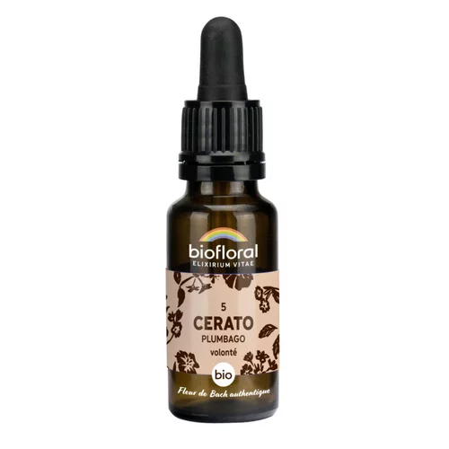 Élixir n°5 Biofloral de plumbago en flacon de 20 ml