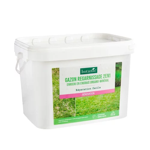 Graines de gazon à semer de regarnissage pour rénovation botanic® - 5 kg