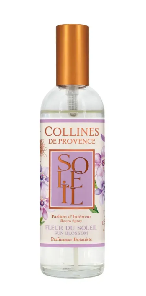 Parfum d'intérieur senteur fleur du soleil Collines de Provence - 100 ml
