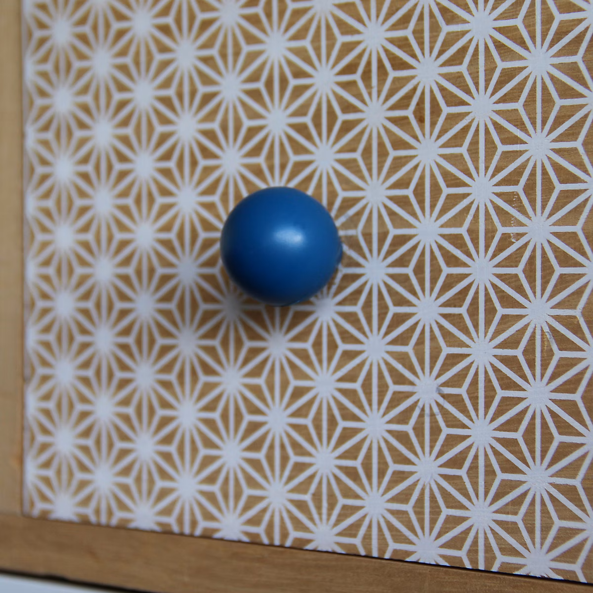 Bouton de meuble arrondi Ferel mat bleu foncé Ø2.7 x l.20 – 7 cm