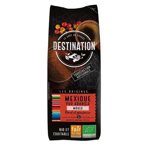 Café moulu pur arabica bio Mexique Destination - 250 g