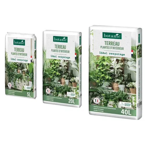 Terreau pour plantes d'intérieur botanic®
