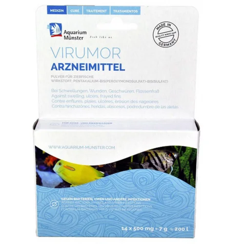 Traitement anti-infections bactériennes 14x500mg AQUARIUM MUNSTER Virumor