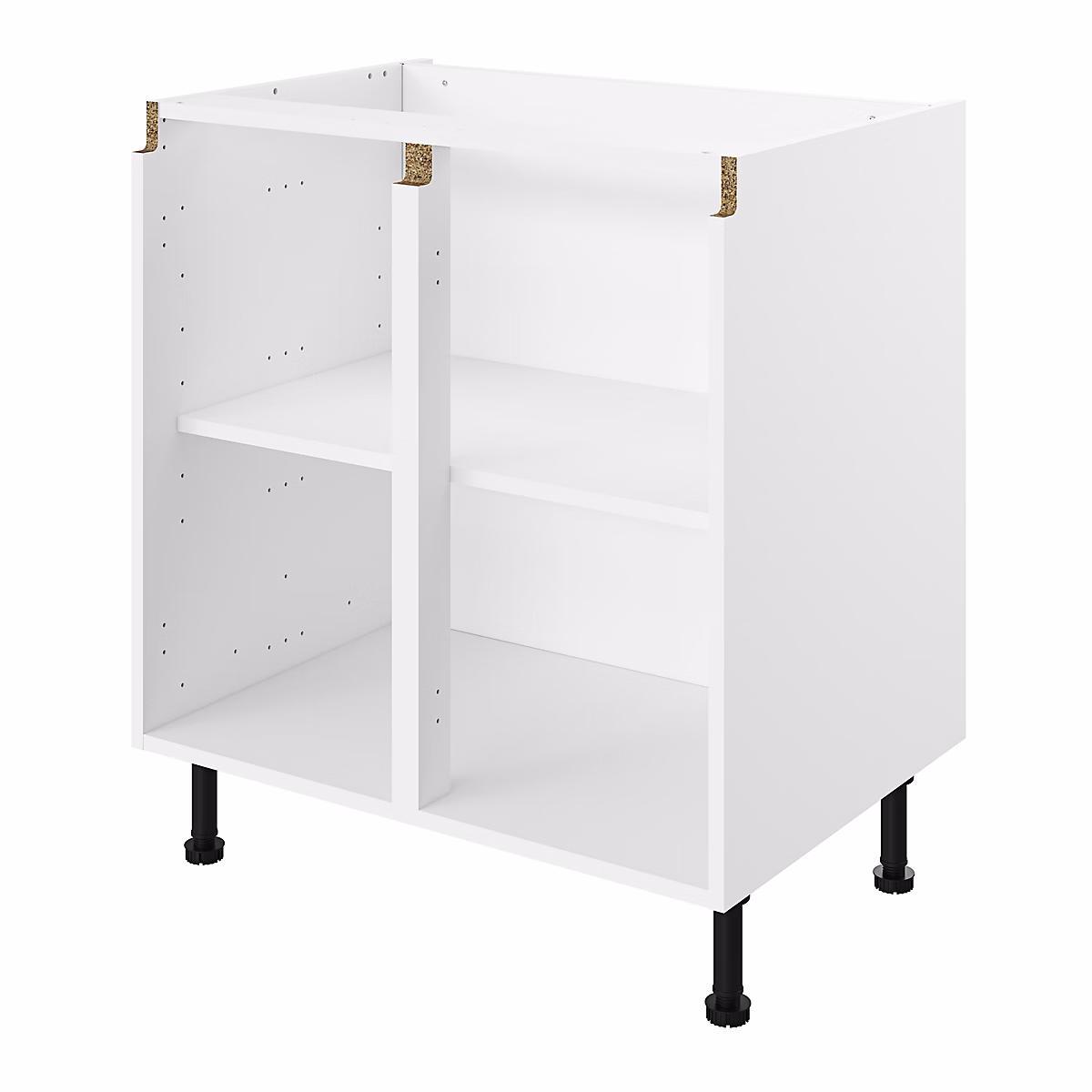 Caisson de cuisine – Caisson bas de cuisine blanc L. 80 cm Caraway Innovo GoodHome