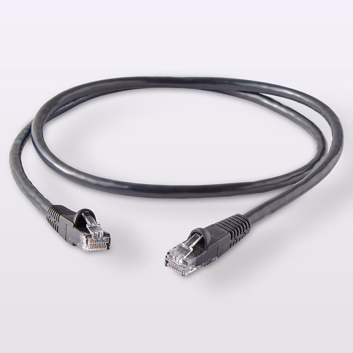 Câble RJ45 Mâle / Mâle Catégorie 5E noir Blyss – 1 m