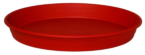Soucoupe en plastique recyclé rouge rubis Cocoripot - Ø 50 cm