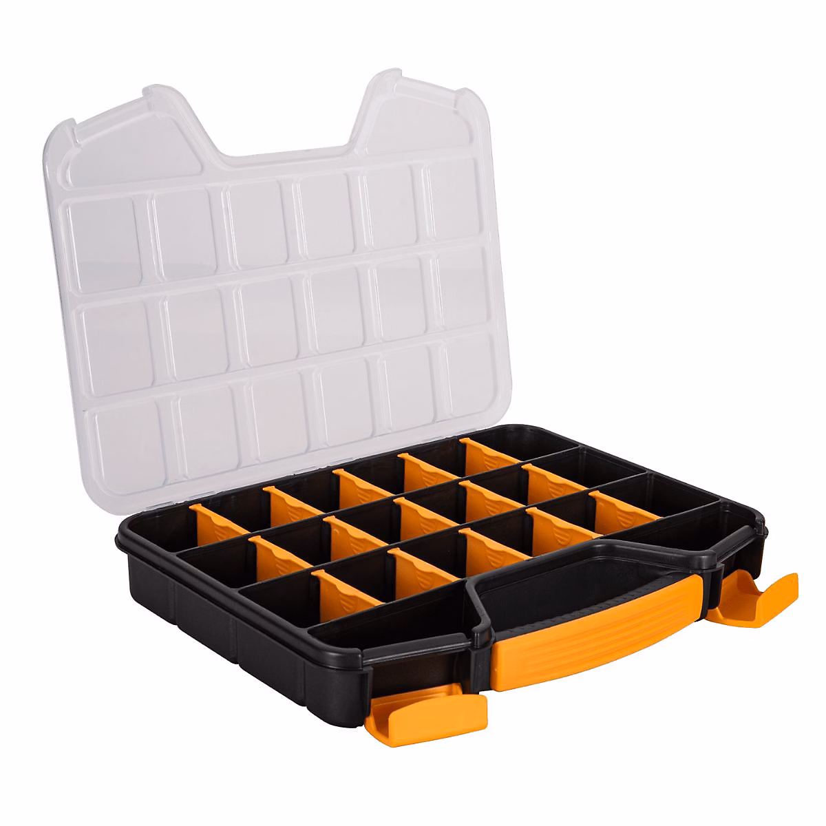 Boîte de Rangement 20 compartiments Amovibles – Organiseur Transparent Multifonction pour Petites Pièces Vis | Boulons VITO