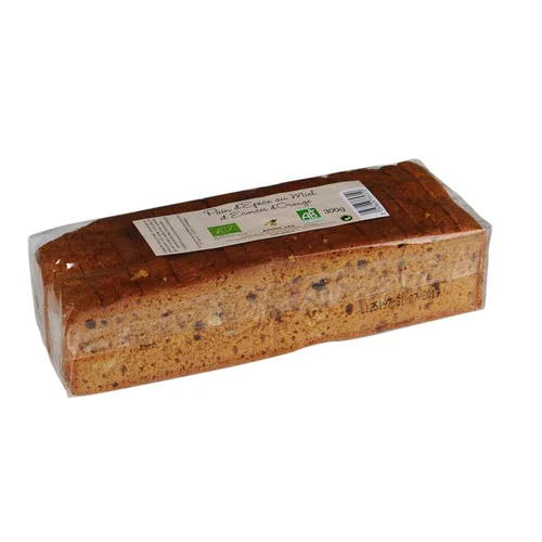 Pain d'épices orange 300g