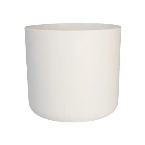 Cache-pot B.for Soft coloris blanc en plastique injecté Elho - Ø 18 x 17 cm