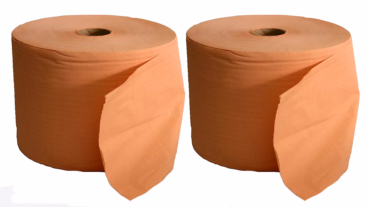 2 Bobines industrielles recyclees – chamois | 1000 feuilles
