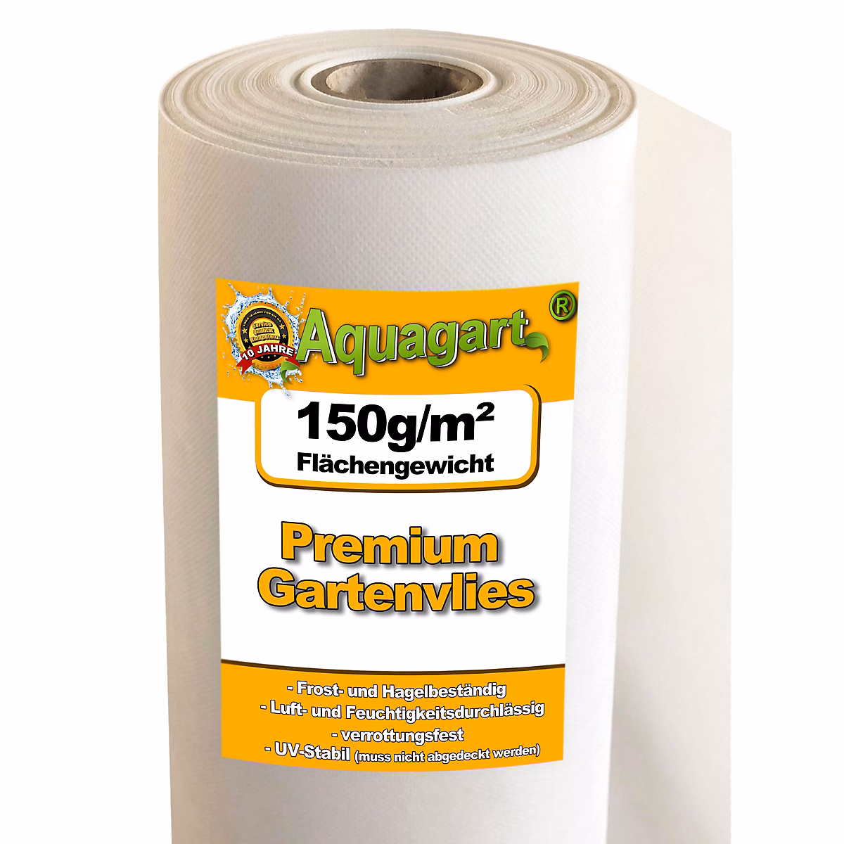 130 m² film de paillage | bâche anti – mauvaises herbes – 150 g / m² – blanc – 2 m Aquagart