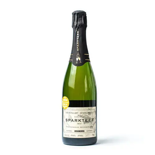 Thé pétillant sans alcool bio en bouteille de verre Sparkteez - 75 cl