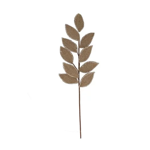 Branche de feuilles en jute - Ø 15 x 76 cm