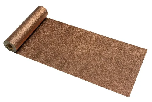Chemin de table en intissé chocolat à paillettes Premium – 30 cm x 5 m
