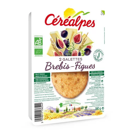 Galette fromage de brebis figues - 2 x 90 g