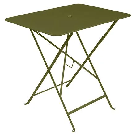 Table pliante Bistro coloris vert en acier Fermob - 77 x 57 x 74 cm