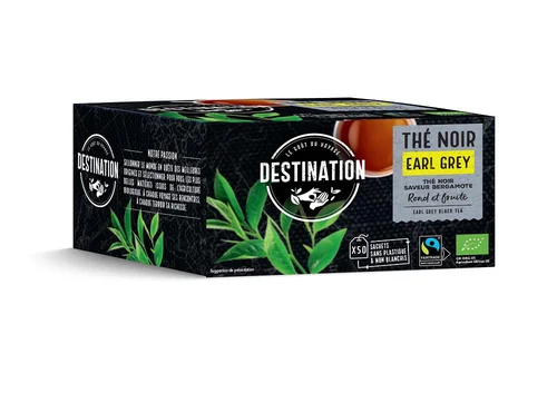 Thé noir earl grey bio Destination - 100 g