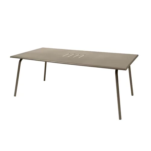 Table de jardin coloris muscade Monceau Fermob - 194 cm