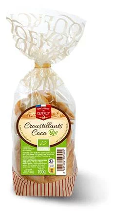 Croustillants coco bio Biscuits les Saules - 100 g