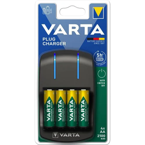Chargeur de piles Varta + 4 piles AA