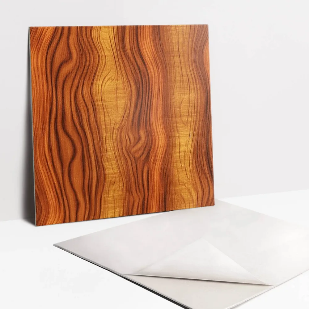 Carreaux vinyle Tulup 30 × 30 cm Structure en bois 9 pcs