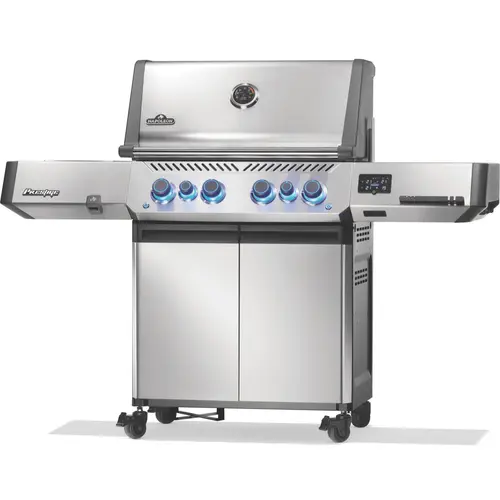 Barbecue gaz inox connecté Napoléon Prestige 500 - 166 x 66 x 129,5 cm