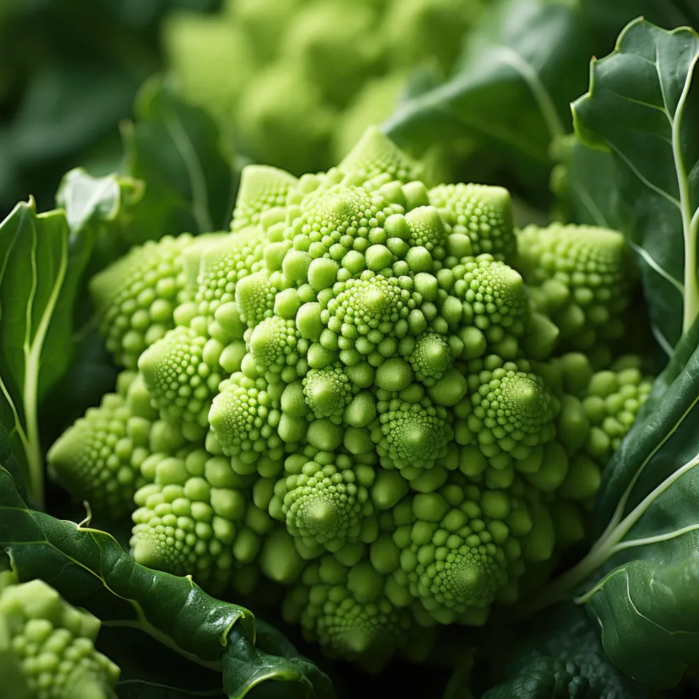 Chou brocoli Romanesco Brassica oleracea botrytis romanesco