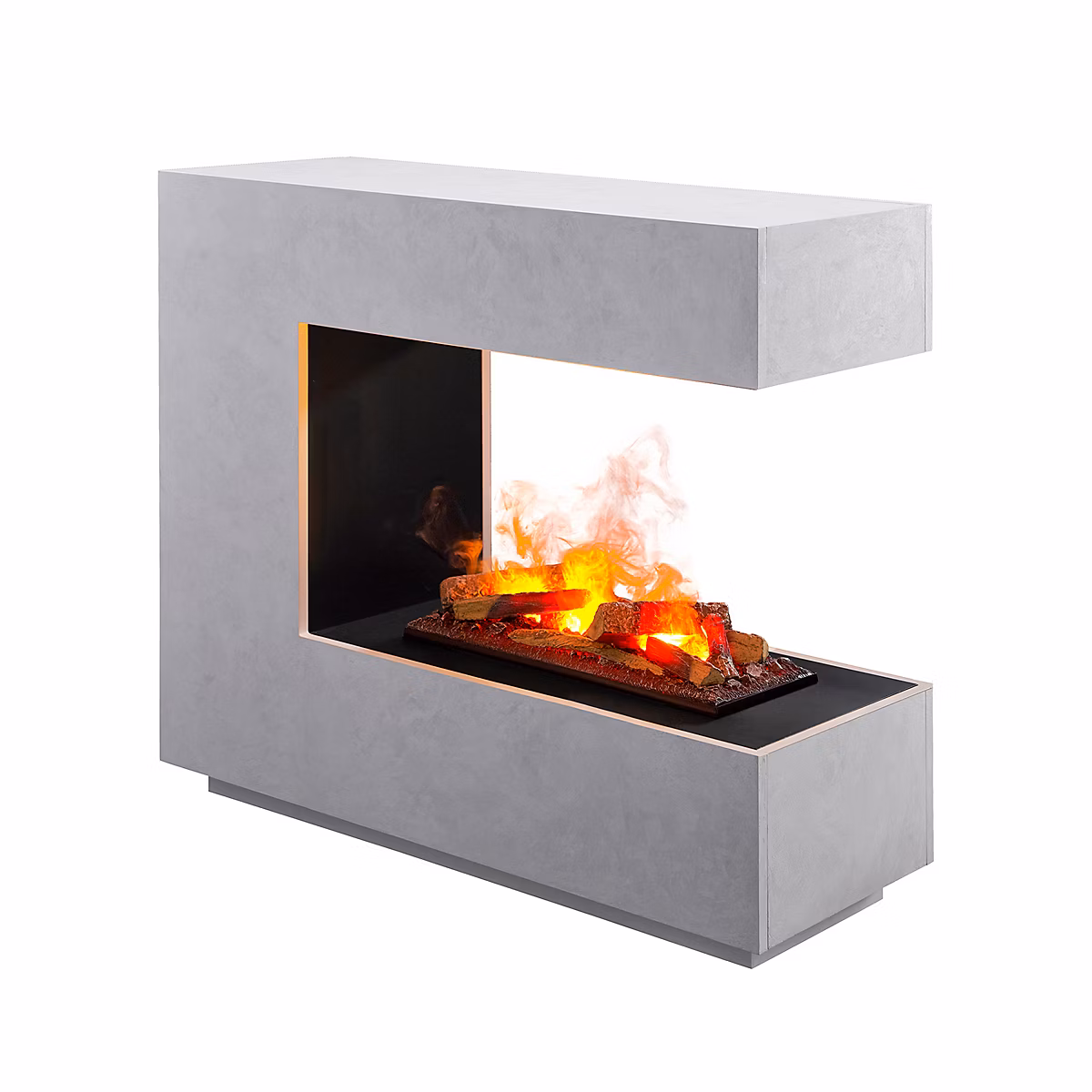 Chauffage d'appoint – Cheminée Électrique BALDERIA Cassiopeia avec Technologie Optimyst et LED Économiques