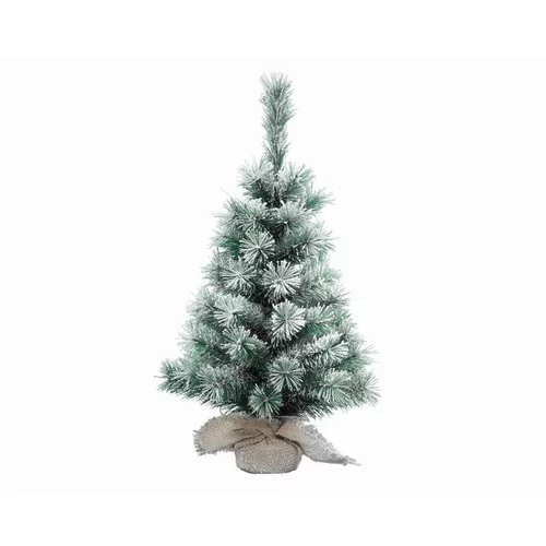 Sapin de Noël artificiel enneigé avec toile de jute Vancouver - 60 cm